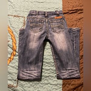 Girls cowgirl tuff jeans size 8
